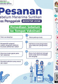 Pesanan Sebelum Menerima Suntikan Dos Penggalak (Booster Dose)